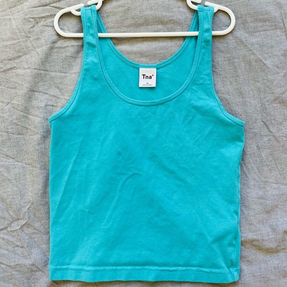 Aritzia turquoise, tank top - Picture 1 of 2